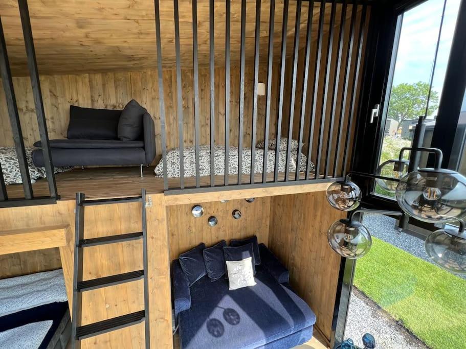 Attraktiv & Smart Funkishytte Pa Nes Strandhager. Arnes  Bagian luar foto